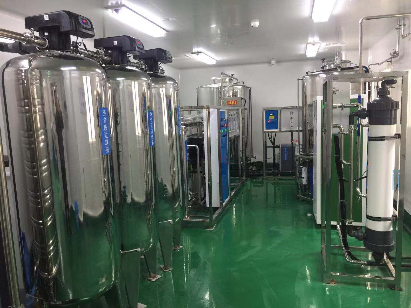 双级RO反渗透设备+EDI提纯设备