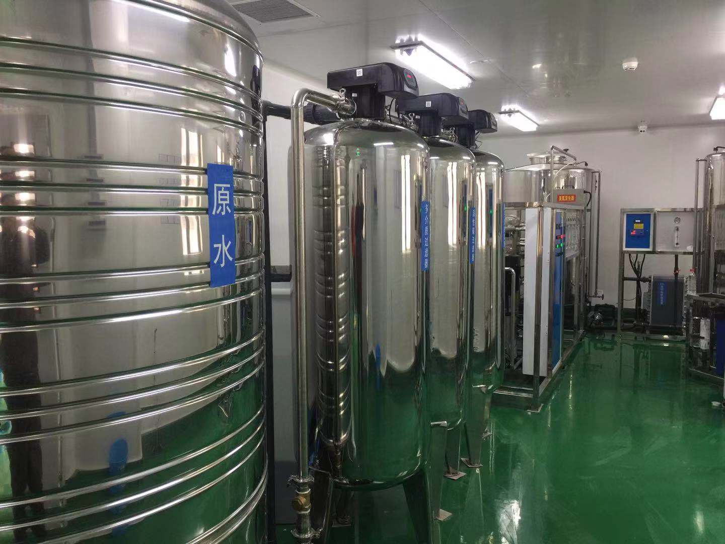 双级RO反渗透设备+EDI提纯设备