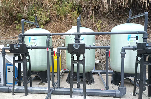 >浙江杭州桐庐县某村20吨/小时生活饮用水过滤净化项目