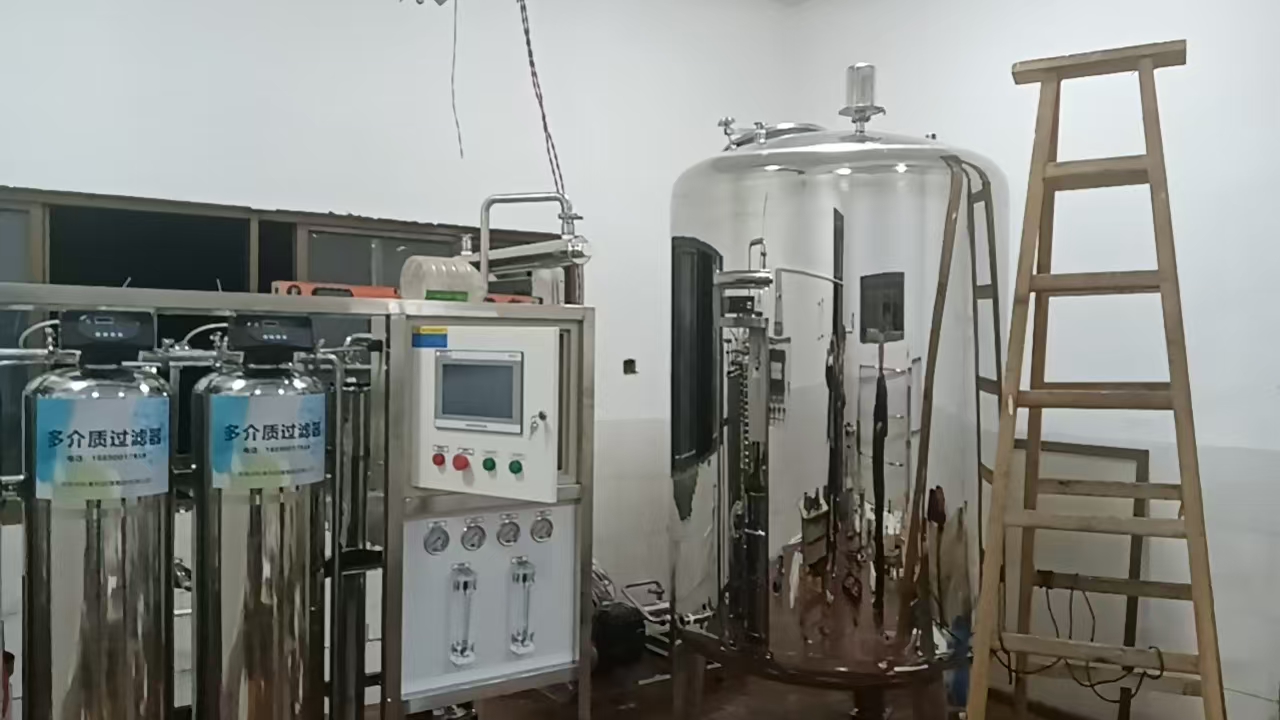 1吨/小时RO反渗透纯水设备